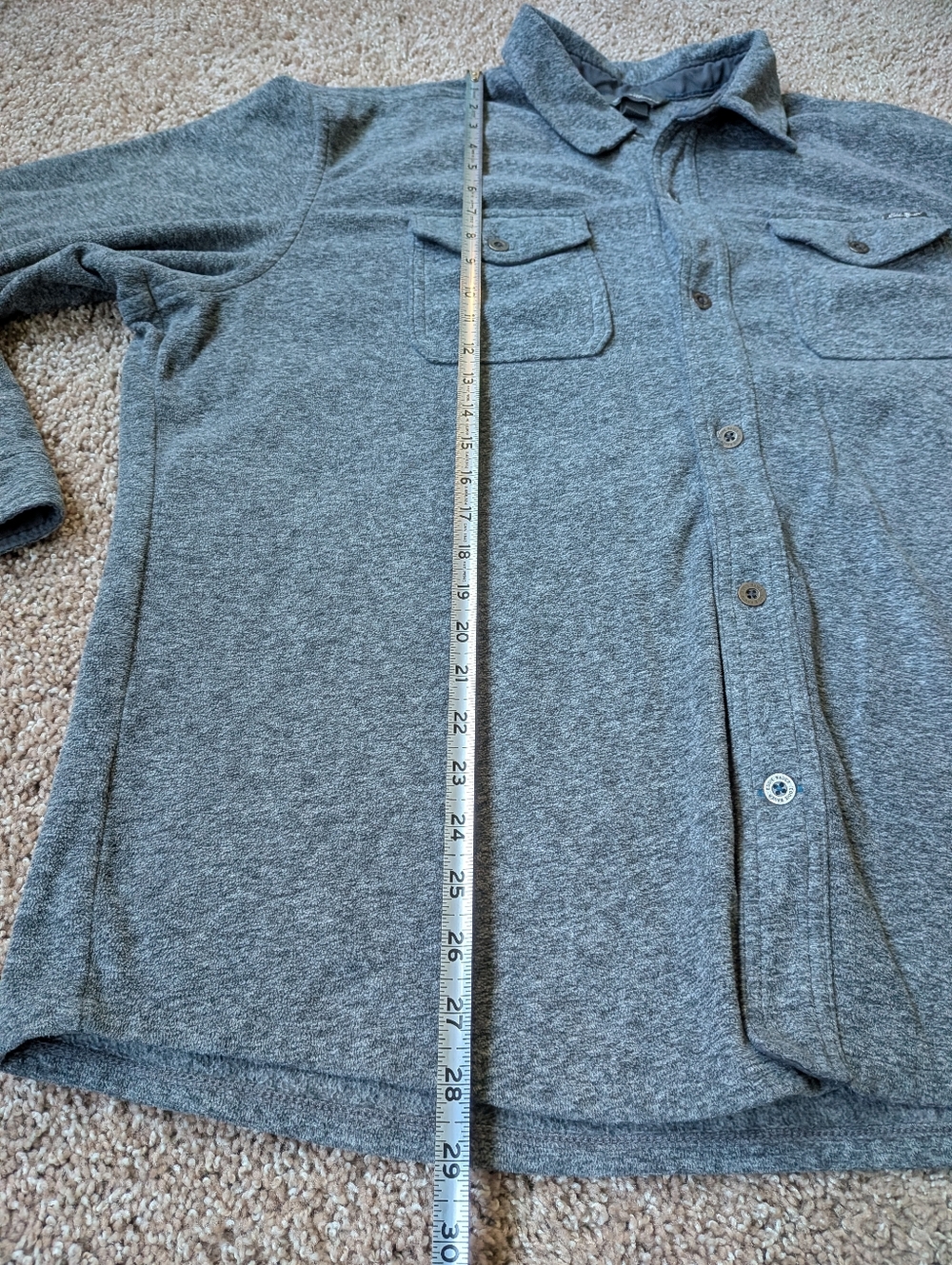 Eddie Bauer Chutes Micro Fleece Button Down XL - Picture 8 of 10